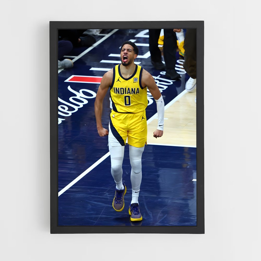 Poster Dans la Peau de Haliburton – affiche Basketball (vue 2)
